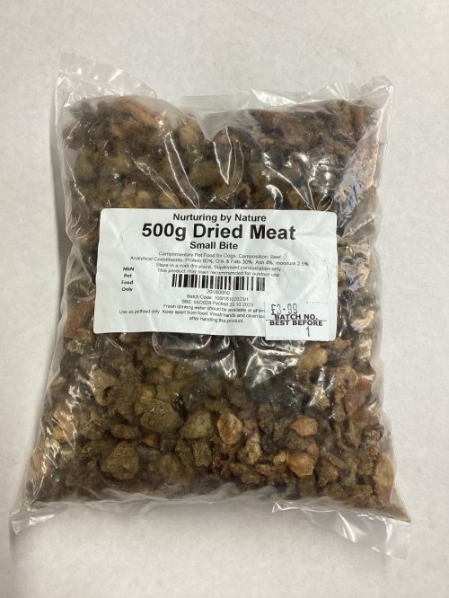 Nurturing by Nature - Dried Meat Treats 500g